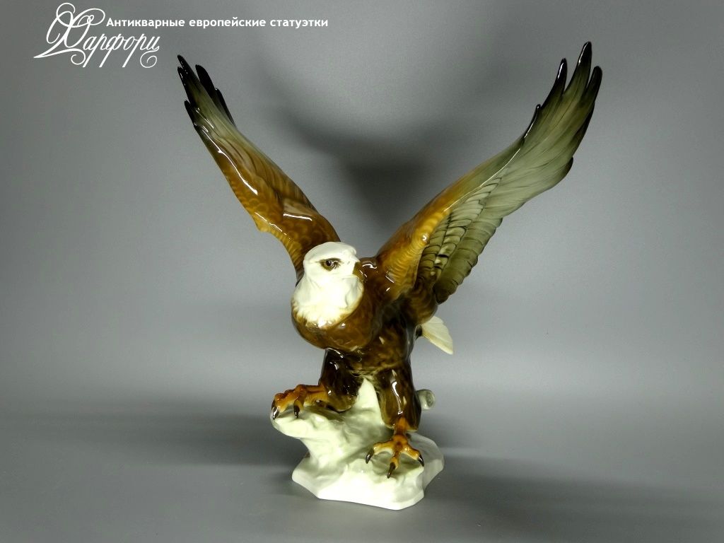 Купить фарфоровые статуэтки Hutschenreuther, Белоголовый орлан, Германия
